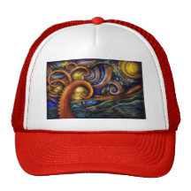 Steampunk - Starry natt Trucker Kepsar