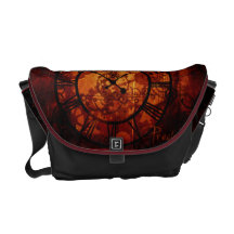 steampunk tar tid på messenger bag