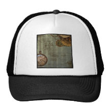 Steampunk Time maskin Mesh Kepsar