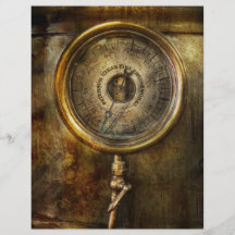 Steampunk - tryckmätaren custom flyer