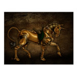 Steampunk Unicornvykort