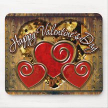 Steampunk valentin 3 Mousepad Musmattor