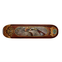 Steampunk - vapen - sidearmen anpassad skate board