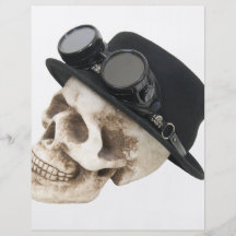 SteamPunkSkull073109 Flygblad Designs