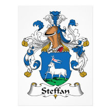 Steffan familjvapensköld inbjudningskort