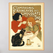 Steinlen - Compagnie Francaise des Chocolats Posters
