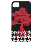 StellaRoot Vintage houndstooth Ground Blood Tree iPhone 5 Covers