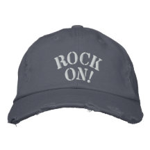 Sten PÅ! Marinblå broderad hatt