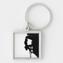 Sten som klättrar Keychain Nyckel Ringar