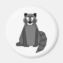 Stenig Raccoon Kylskåps Magneter