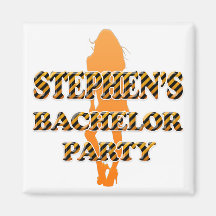 Stephens ungkarlparty kylskåpsnagnet