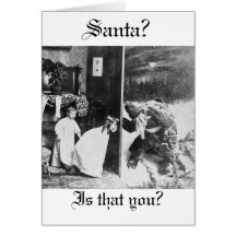 Stereoview - Santa?  circa 1899 Kort
