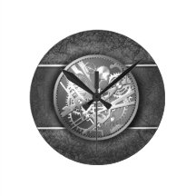 Stickasteampunkklockan utrustar vägg klockor