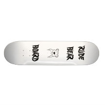 Stiga ombord - den ohyfsade björnen skateboard deck