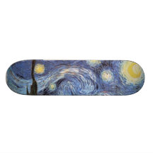 Stiger ombord den skräddarsy skridskon Van Gogh fö Skateboard Deck
