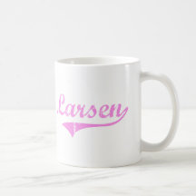 Stil för Larsen efternamnklassiker Kaffe Muggar