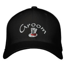 Stilfull brudgum broderade lock broderad baseball keps