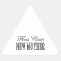 Stilfull rolig ny mammor: Klassificera först den n Triangle Stickers