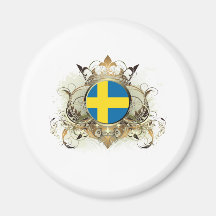 Stilfull sverige kylskåps magneter