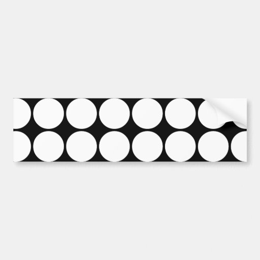 Stilfulla gåvor för flickor: Vitpolka dots Bildekaler