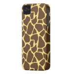Stilfullt girafftryck iPhone 4 Case-Mate skal