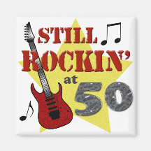 Stilla Rockin på 50 Kylskåpmagneter