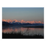 Stillahavs- solnedgång foton