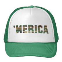 'Stilsortstruckerkeps för MERICA Camo (grönt)