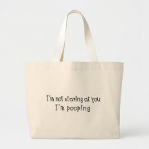 Stirra inte I-förmiddagen Pooping Tote Bag