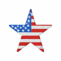 STJÄRNA AV AMERIKANSKA FLAGGANDAM SKJORTA