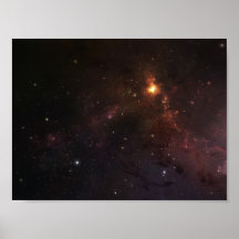 Stjärnor i utrymme print