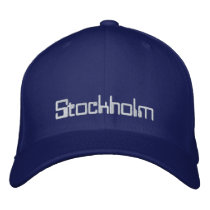 Stockholm beställnings- Sverige Broderade Kepsar