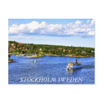 Stockholm fjärdvykort