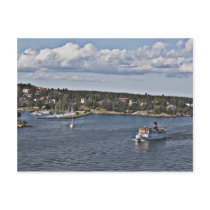Stockholm Sverige port Vykort