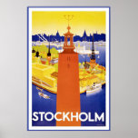 "Stockholm" vintage resoraffisch