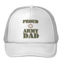 Stolt armépappa baseball hat