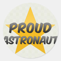 Stolt astronaut klistermärken