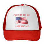 Stolt att vara amerikanhatt mesh kepsar