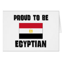 Stolt att vara EGYPTISKT Hälsnings Kort