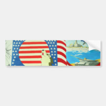 Stolt att vara en amerikan! bildekal