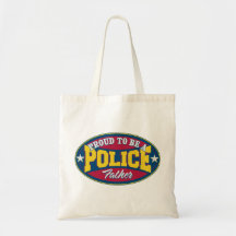 Stolt att vara en polisfar tote bag