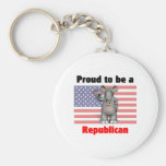 Stolt att vara en republikanska Keychain Nyckelringar