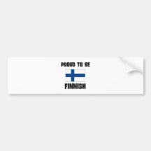 Stolt att vara FINLANDSSVENSKT Bildekal