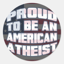 Stolt att vara klistermärkear för en amerikanateis