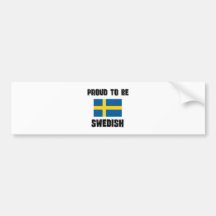 Stolt att vara SVENSKT Bildekaler