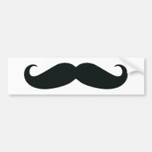 Stolt av min Stache….,Mustasch Bildekal