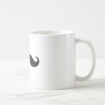 Stolt av min Stache….,Mustasch Kaffe Koppar