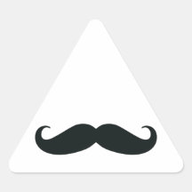 Stolt av min Stache….,Mustasch Klistermärken