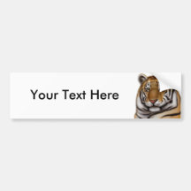 Stolt Bengal tigerbildekal