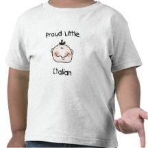 Stolt lite italienare för pojke t shirt